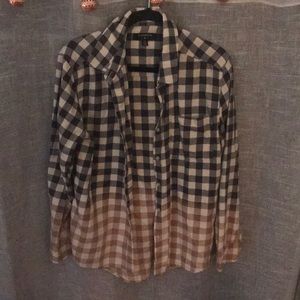 Ombre Dark to Light Flannel